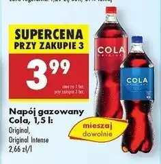Biedronka Napój Cola Original Intense oferta