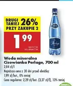 Biedronka Woda musująca Cisowianka Perlage oferta