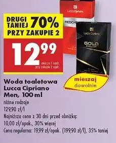 Biedronka Woda toaletowa Lucca Cipriano Gold Driver oferta
