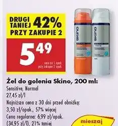 Biedronka Żel do golenia normal Skino oferta