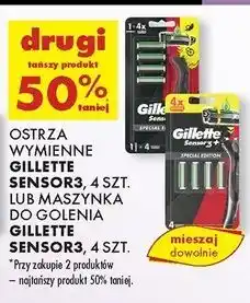 Biedronka Ostrza wymienne Gillette Sensor 3 oferta
