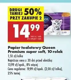 Biedronka Papier toaletowy super soft Queen Premium oferta