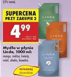 Biedronka Mydło do rąk raspberry kiss Linda oferta