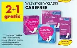Biedronka Wkładki higieniczne normal fresh scent Carefree Plus oferta