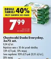 Biedronka Chusteczki wilgotne naturals Dada oferta