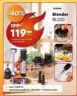 Biedronka Blender bl220 Eldom oferta