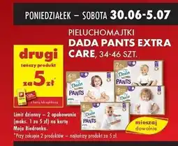 Biedronka Pieluchomajtki 7 Dada Extra Care oferta