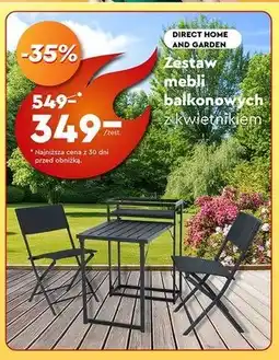 Biedronka Zestaw mebli z kwietnikiem oferta