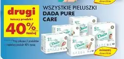 Biedronka Pieluchy 6 extra large Dada Pure Care oferta