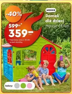 Biedronka Domek dla dzieci house of fun 140 x 111 115 cm Mookie oferta