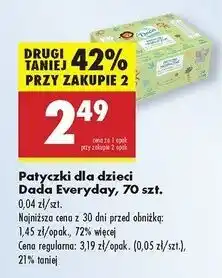 Biedronka Patyczki dla niemowląt Dada oferta