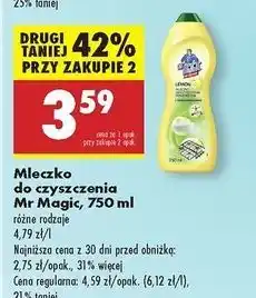 Biedronka Mleczko do czyszczenia lemon Mr Magic oferta