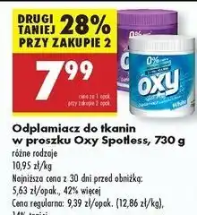 Biedronka Odplamiacz w proszku white Oxy Spotless oferta