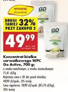 Biedronka Odżywka białkowa ciasteczkowa Go Active oferta