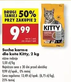 Biedronka Karma dla kota z wołowiną i warzywami Kitty oferta