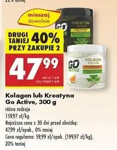 Biedronka Kreatyna smak cytrynowy Go Active oferta