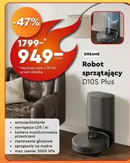 Biedronka Robot sprzątający d10s Dreame oferta