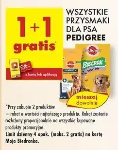 Biedronka Ciasteczka dla psów Pedigree Biscrok oferta