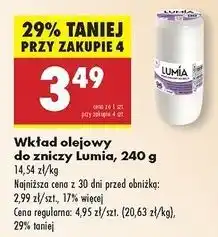 Biedronka Wkład olejowy do zniczy 240 g 96 h Lumia oferta