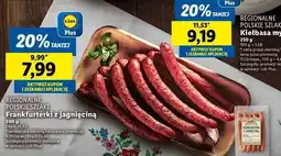 Lidl Frankfurterki z jagnięciną Regionalne Szlaki oferta