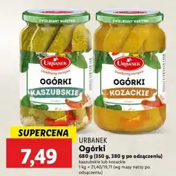 Lidl Ogorki kozackie Urbanek oferta