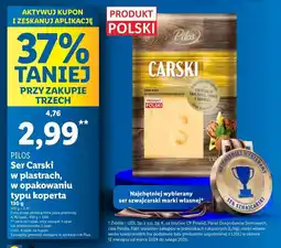 Lidl Ser carski w kopercie Pilos oferta