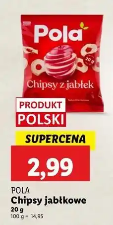Lidl Chipsy jabłkowe Pola oferta