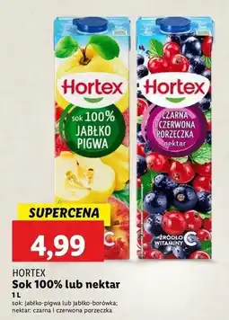 Lidl Nektar czarna i czerwona porzeczka Hortex oferta