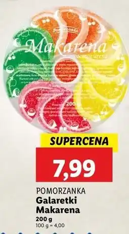 Lidl Galaretka makarena Pomorzanka oferta