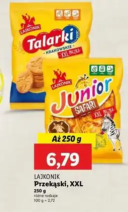 Lidl Krakersy Lajkonik Junior Safari oferta