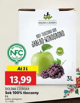 Lidl Sok jabłko-winogrono Dolina Czerska oferta