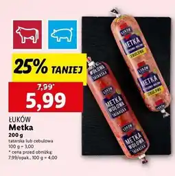 Lidl Metka cebulowa Łmeat Łuków oferta