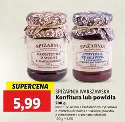 Lidl Powidła z cynamonem i orzechami włoskimi Spiżarnia Anny Walczyńskiej oferta