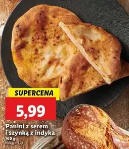 Lidl Panini z serem i szynką indyka oferta