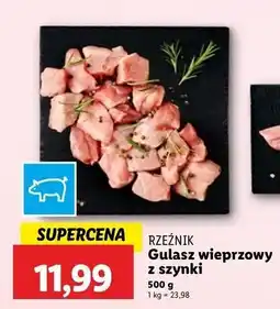 Lidl Gulasz wieprzowy z szynki Rzeźnik Codzienna Dostawa oferta