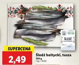 Lidl Śledź bałtycki tusze oferta