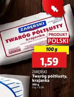 Lidl Twaróg półtłusty krajanka Zarębski oferta