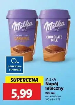 Lidl Napój chocolate milk Milka oferta
