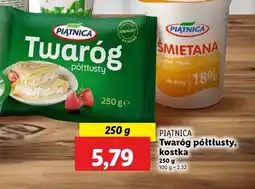 Lidl Twaróg półtłusty mielony kostka Piątnica oferta