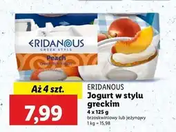 Lidl Jogurt grecki z jeżyną Eridanous oferta