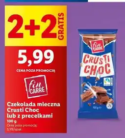 Lidl Czekolada ze słonymi preclami Fin Carre oferta