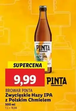 Lidl Piwo hazy ipa z polskim chmielem Pinta Zwycięskie oferta