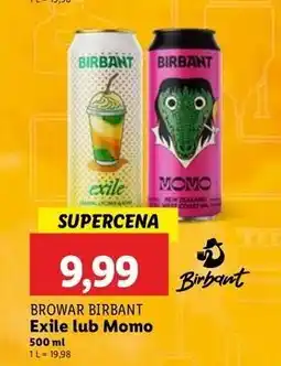 Lidl Piwo Birbant Exile oferta