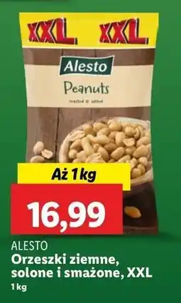 Lidl Orzeszki ziemne smażone solone xxl Alesto oferta