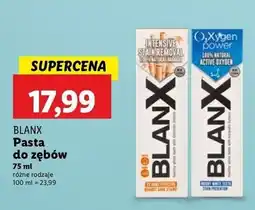 Lidl Pasta do zębów intensive stain removal Blanx Med oferta