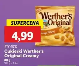 Lidl Cukierki creamy filling Werther's Original oferta