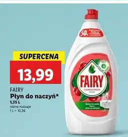 Lidl Płyn do mycia naczyń granat Fairy oferta