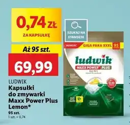Lidl Kapsułki lemon Ludwik Maxx Power oferta