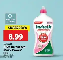 Lidl Płyn do mycia naczyń granat Ludwik Maxx Power oferta