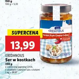 Lidl Ser w kostkach z oliwa z oliwek i ziołami Eridanous oferta